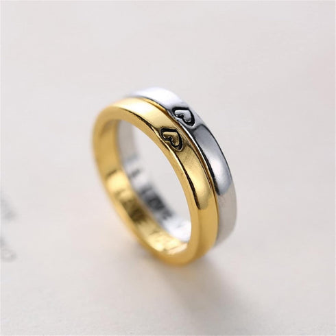 I Love You Couples Matching Rings Endless Love Wedding Engagement Promise Ring Bridal Jewellery...
