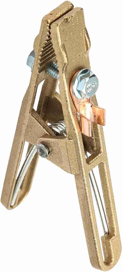 Welding Ground Clamp Brass Earth Clamp A-shape Welder Earth Ground Cable Copper Grip Clip Clamp for Welding Machine(260A)...
