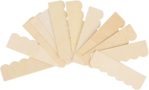 12pcs 1:12 Dollhouse Shingles Unfinish Wood Miniature Roof Tiles Decoration for DIY Kitchen Garden Roofing, 4.5 x 1.3inch(Unfinished)...