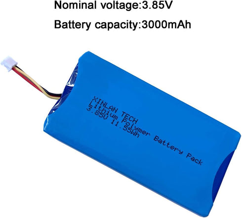 3000mAh 3.85v 11.55Wh Battery Replacement for Infant Optics DXR-8 PRO Baby Monitor (Not Compatible with DXR-8), fits Infant Optics Dxr-8 Pro Batte...