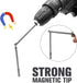 10pcs 100mm Magnetic Flat Slotted Phillips Cross Head Screwdriver Bit Sets 1/4 Inch Hex Shank S2 Steel Screw Driver Drive Drill Bits for Electric ...