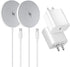 2 Pack Compatible with Apple MagSafe Charger, 15W Magnetic Wireless Charger Pad with USB C Fast Charging Blocks for iPhone 15/14/13/12 Series AirP...