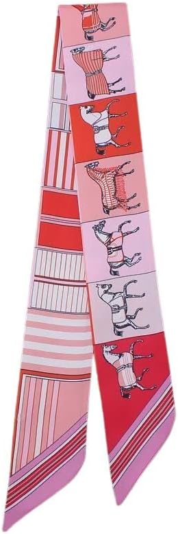 Horse Skinny Scarf for Women - Bag, Purse, Handbag, Hair, Handle, Accessory, Gift...