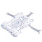 Baby Bath Cushion Pad Newborn Bathtub Mat Infant Bath Supporter Net Baby Bathtub Pillow Non-Slip Floating Bathing Tub Seat (White Star, 28cm*43cm*...