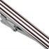 Burgundy Long Striped Tie Clips...
