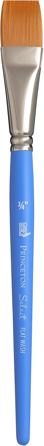 Princeton Art & Brush Select Artiste Paintbrush, Size 3/4 inch, Princeton Blue...