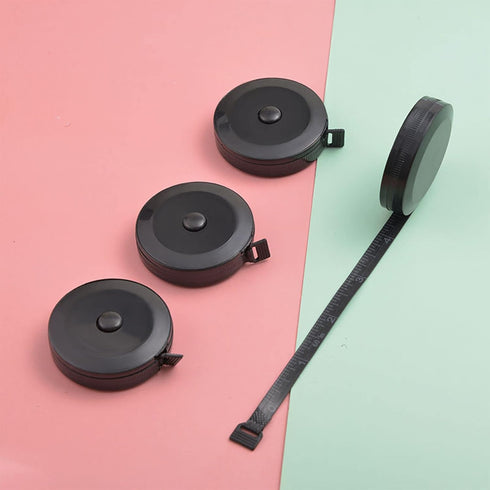 3 Pack Soft Automatic Retractable Measuring Tape for Body Measure.60inch/150cm,Body Waist,Tailor Sewing Craft, Cloth Fabric Measurement Digital Ta...