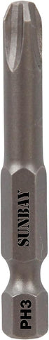 12 Piece Screwdriver Bit Set - 2 Inch Drill Bit Driver Set - Magnetic Impact Screwdriving for Use with Power Drills and Drivers...