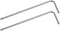 2PCS T25 Long Tamper Proof Torx Hex Key Bit Wrench, Anti Tamper Star Screwdriver Security Bit Torque Repair Tool L-Shape Nickel Plated CRV Steel, ...