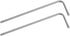 2PCS T25 Long Tamper Proof Torx Hex Key Bit Wrench, Anti Tamper Star Screwdriver Security Bit Torque Repair Tool L-Shape Nickel Plated CRV Steel, ...