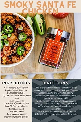 Smoky Paprika Chipotle- 2.8 oz. Cube (Pack of 2) – The ultimate balance of mesquite smoke with savory and sweet. BBQ Season Perfection....