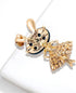 Rhinestone Lady Rabbit Brooch Pin for Women Girls Fashion Crystal Bunny Animal Brooches Lapel Pins Dainty Cute Christmas Graduation Honors Day Eas...