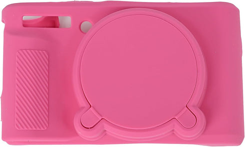 SX740 Camera Case, BMAOLLONGB Fullbody Thin Lightweight Silicone Camera Skin Body Rubber Cover Case for Canon PowerShot SX740 SX730 (Rosered)...