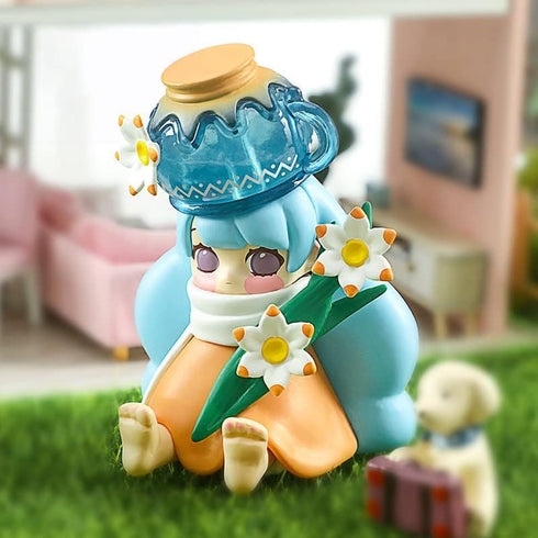 CORA Princess Flower Zodic Series Box Toys Blind Box Cute Collectible Figure Action Model Girl Birthday Surprise Random Blind Bags Room Desktop De...