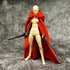 1:12 Scale Fabric Cape Cloak with Hat for 6 inch 1/12 Bandai SHF Figma Action Figure Clothes (Red Cloak)...