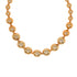 HSQYJ Shiny 14k Gold Beaded Stainless Steel Necklace High Polish Graduated Bead Ball Chain Necklace Fashion Chunky Choker Costume Jewelry Gift for...