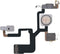 Flash Light Flex Cable Replacement for iPhone 12 Pro Max Repair Flashlight Part Fix Silent Switch with Pre-Installed Metal Bracket Holder 12Promax...