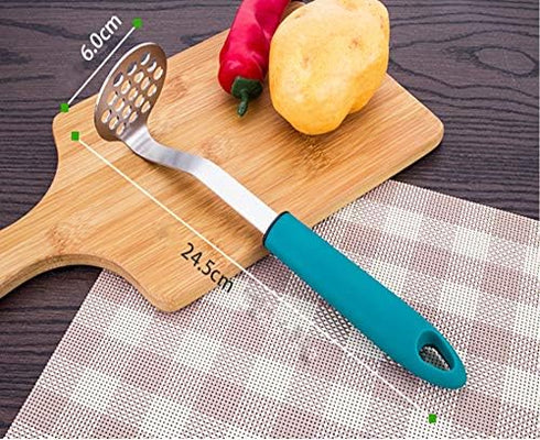 Mashed small potato masher, 304 Stainless Steel Bean and Potato Masher...