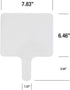 Dry Erase Answer Paddle - White Board, Double Sided (1 Pack, 7.83 Inches X 6.46 Inches)...