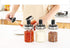TENTA KITCHEN 3 High Borosilicate Glass Spice Jars Seasonning Box Jar Condiment Jar, Combination Spoon and Lid Design, Premium Commercial Grade, E...