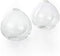 Serene Spaces Living Set of 2 Clear Ball Bud Vase, Vintage Style Vase for Flowers, Measures 4" Tall and 4" Diameter...