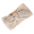 Utaly Winter Cute Kids Baby Girls Knit Rabbit Knotted Headband Headwrap Earwarmer (Tan +Beige, Stretchy)...