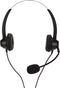 3.5mm Wired Stereo Call Center Headset, On Ear Call Center Headset with Noise Cancelling Microphone, Computer Headphone for Home Office Customer S...