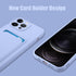 MZELQ TPU Wallet iPhone 12 Pro Max Case, Card Holder Camera Protection Cover + Screen Protector, Push-able Card Slot Case Compatible with iPhone 1...