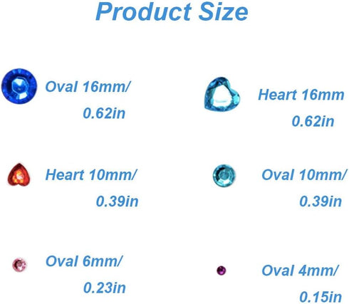 561Pcs Gem Stickers Rhinestone for Crafts,Self Adhesive Jewels Stickers,Jewels for Arts & Crafts for Kids, Heart,Circle,2 Sheet 3Shape,Glue Pen an...