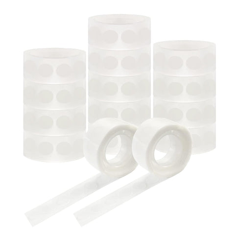 1500 PCS Transparent Balloon Glue Points, Double Sided Removable Adhesive Dots for Balloon, Sticky Dots for Craft Decoration...