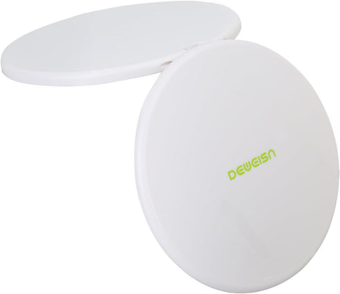 deweisn Magnifying Compact Cosmetic Mirror Elegant Compact Pocket Makeup Mirror, Handheld Travel Makeup Mirror with Powerful 10x Magnification and...