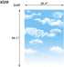 AOFOTO 3x5ft Blue Sky Backdrops White Clouds Photo Shoot Background Photography Studio Props Digital Video Drop Baby Infant Kid Newborn Toddler Ar...