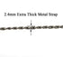 HAHIYO Purse Chain Strap 15.7 inches Bright Silver for Shoulder Cross Body Sling Purse Handbag Clutch Replacement Comfortable Flat 0.4' Wide Enoug...