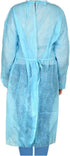 Dealmed Blue Isolation Gown – 10 Count of Disposable Medical Gowns, Blue Latex-Free, Perfect for Hospitals, Medical Facilities, and Physicians’ Of...