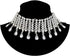 Sexy Shining Crystal Full Rhinestone Choker Necklace Water Drop Pendant Necklace Statement Necklaces Wide Collar Necklaces for Lady Party Jewelry ...