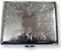 Etched Cigarette Case Victorian Style Metal Holder for Regular, King and 100's Size (Etched Silver) RFID...