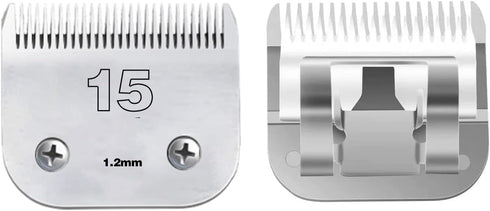 Dog Grooming Detachable Ceramic Blade Compatible with Andis Hair Clippers (15:3/64"(1.2mm))...