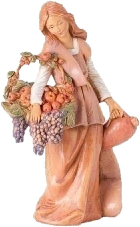 Fontanini by Roman Inc., Bethany The Vineyard Worker, 5" Collection, Nativity Figure and Accessories, Hand Sculpted and Painted (3x2x5)...