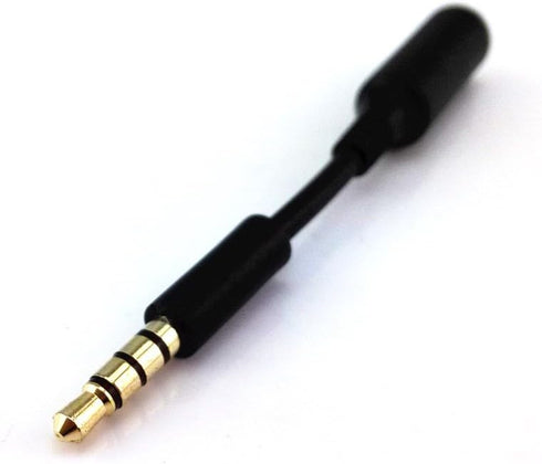 Honbay 4pcs Gold Plated 3.5mm Male to 3.5mm Female Extension Cable Headset Audio Jack Extender Adapter for Battery Charger Case and Smartphones...