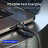 BoxWave Cable Compatible with ASUS ZenScreen MB16ACE - MagnetoSnap PD AllCharge Cable (100W), Magnet PD 100W Charging Cable USB Type-C Micro USB f...