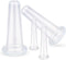 4 Pcs Silicone Facial Cupping Set, Vacuum Massage Cup Kit for Face Eyes Lips Neck, Facial Cupping System, Home SPA Massage Cupping Thera - py Set,...