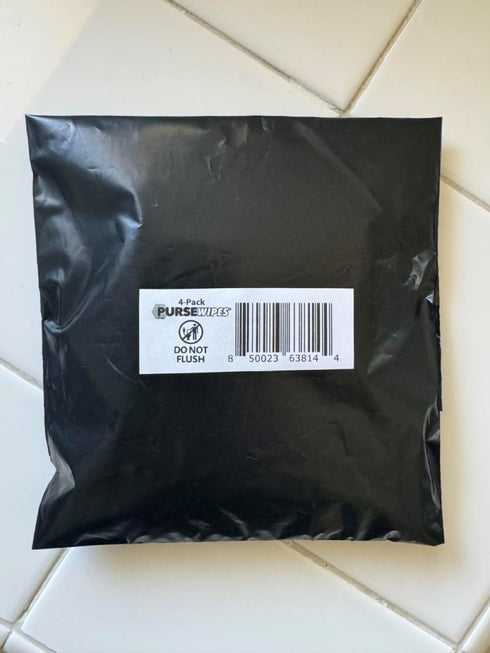 PurseWIPES Purse Cleaner Wipes - Portable Leather Wipes for Bags, Purses, and Backpacks, Dirt and Scuff Remover with Innovative ScrubNubs, Perfect...