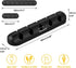 Cable Clips Cord Management Organizer, 3 Packs Silicone Adhesive Hooks, Wire Holder USB Power Charging Accessory Mouse PC Nightstand Desktop Wall ...