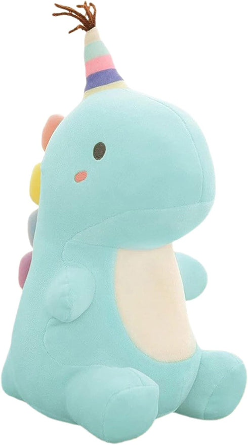 VHYHCY Stuffed Animal Plush Toys, Cute Dinosaur Toy, Soft Dino Plushies for Kids Plush Doll Gifts for Boys Girls (Blue, 13.8 Inch)...