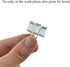 HAHIYO Binder Clips Paper Clamps Spring Steel Sturdy 0.98 inches Width 0.31 Inch Capacity No Sharp Edges Heavy Duty Tight Grip Reusable White Meta...