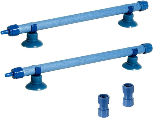 Quickun Aquarium Air Stone Bubble Wall Tube Oxygen Diffuser Bar Decor Accessory for Fish Tank 10 Inch Length,2PCS...