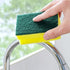 Multifunction Scrub Sponge Protects Nails and Fingers – Sponges for Cleaning Remove Tough Stains, Grease, Residue (Green 1 pcs)...