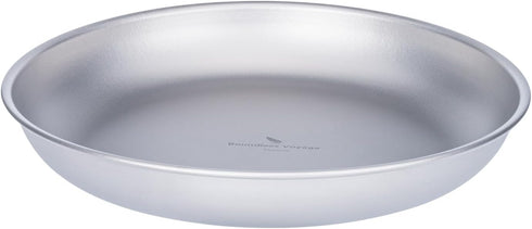 Boundless Voyage Titanium Camping Plate Dishes Saucer Lightweight Round Dinnerware Set Stackable Serving Plates Pasta Plates Travel Outdoor Home K...