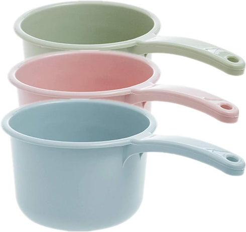 3Pcs Washing Spoons Plastic Thicken Bathing Kitchen Ladles Bathroom Hair Washing Water Scoop...