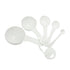 uxcell White 5 in 1 1ml 5ml 15ml 50ml 100ml Tea Soup Coffee Measuring Spoon Set...